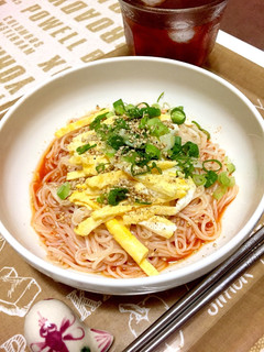 ピリ辛韓国風そうめん-レシピのメイン写真