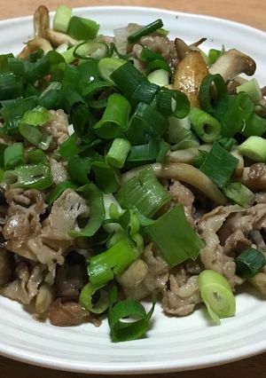 豚バラとキノコの炒め物-レシピのメイン写真