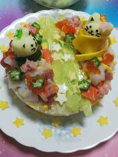 七夕ちらし寿司☆-レシピのメイン写真