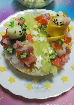 七夕ちらし寿司☆-レシピのメイン写真