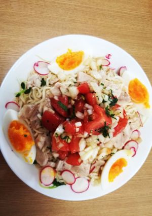 さっぱりサッポロ！トマト冷やしラーメン-レシピのメイン写真