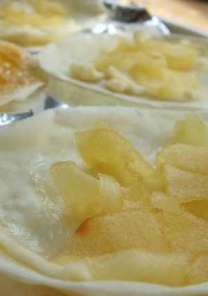 餃子の皮で即席デザートピッツァ-レシピのメイン写真