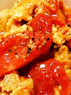トマトと卵の中華炒め-レシピのメイン写真