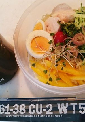 サッポロ一番 夏のウマ辛お弁当♪-レシピのメイン写真