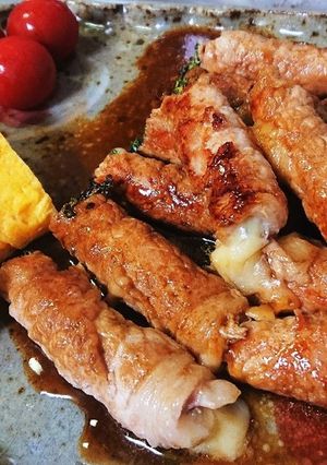 ブロッコリーの新芽の肉巻き-レシピのメイン写真