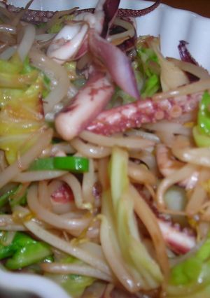 簡単!イカと野菜の中華炒め-レシピのメイン写真