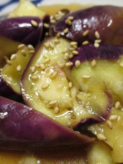 カンタン☆レンジで味浸み茄子びたし♪-レシピのメイン写真