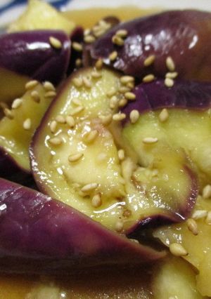 カンタン☆レンジで味浸み茄子びたし♪-レシピのメイン写真