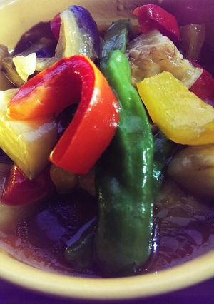 夏野菜の揚げひたし-レシピのメイン写真