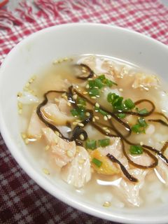 絶対ウマイ♡♥ 鮭&塩昆布~お茶漬け-レシピのメイン写真