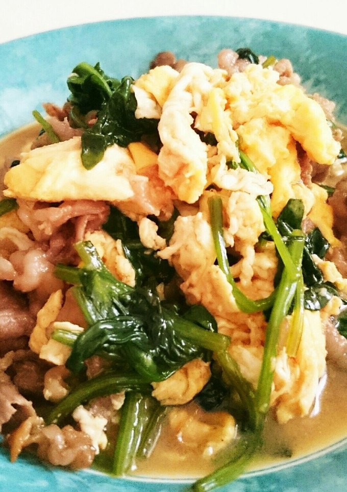 すき焼き風卵ふわふわ炒め-レシピのメイン写真