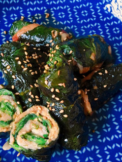 *甘酢だれで!豚肉のほうれん草巻き*-レシピのメイン写真
