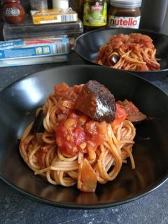●なす×トマトのパスタ●-レシピのメイン写真