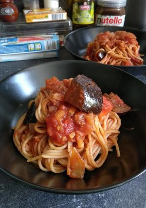 ●なす×トマトのパスタ●-レシピのメイン写真