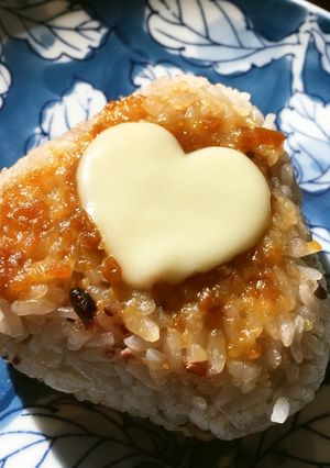 焼きおにぎり～田楽味噌＆ハート-レシピのメイン写真