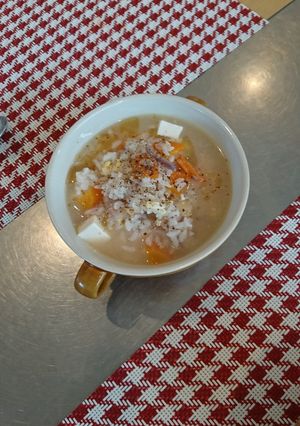 朝ごはんにクッパ 手軽で美味しい☺️-レシピのメイン写真