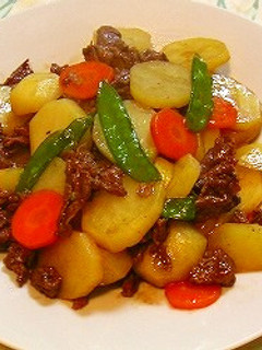 切り方を工夫して!変わり肉じゃがソテー風-レシピのメイン写真