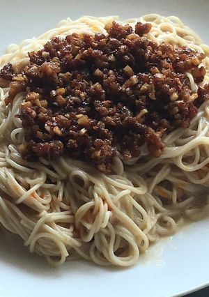 素麺の汁なし担々麺-レシピのメイン写真