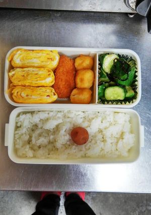 7月8日私のお弁当-レシピのメイン写真