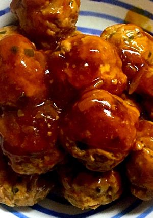 肉団子の甘酢あん掛け-レシピのメイン写真