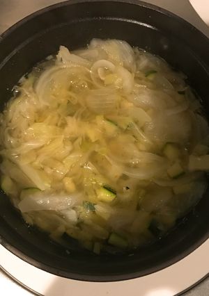 夏の野菜のスープ-レシピのメイン写真