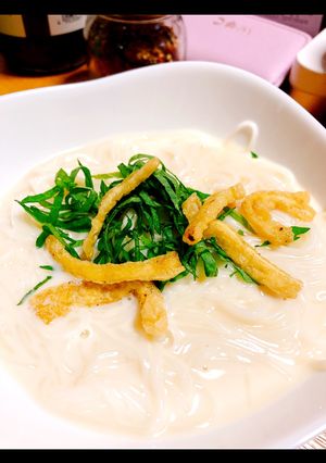 おいしい!豆乳そうめん-レシピのメイン写真