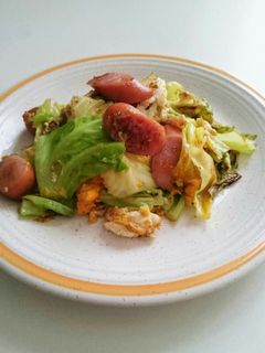 ウインナーとキャベツの野菜炒め-レシピのメイン写真