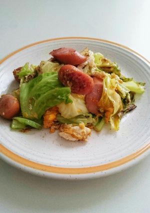 ウインナーとキャベツの野菜炒め-レシピのメイン写真