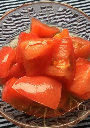 ヘルシーダイエット！？トマトの甘酢漬け-レシピのメイン写真