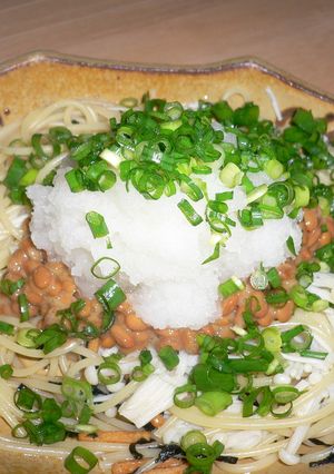 納豆スパ～お茶漬け風味～　-レシピのメイン写真