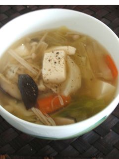 豆腐と野菜の和風スープ-レシピのメイン写真