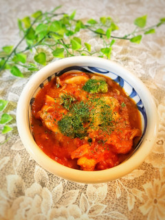 簡単☆手羽元のコンソメトマト煮込み-レシピのメイン写真