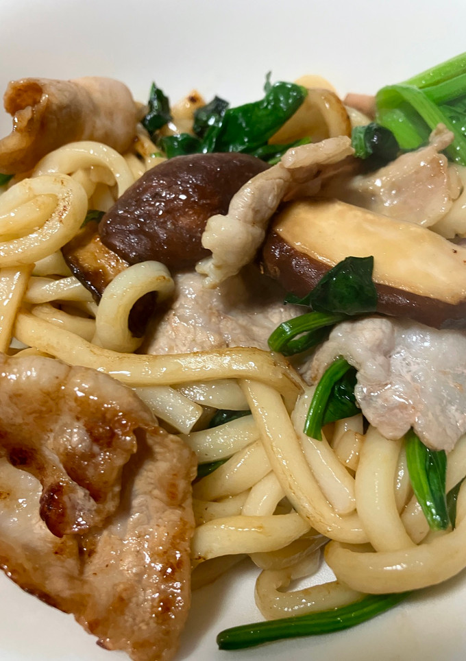 簡単　焼うどん-レシピのメイン写真