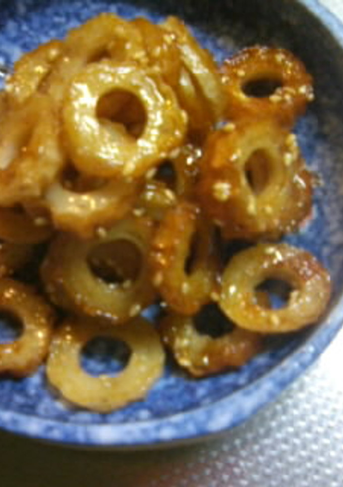 ♪ちくわとゴマの甘辛醤油炒め♪-レシピのメイン写真