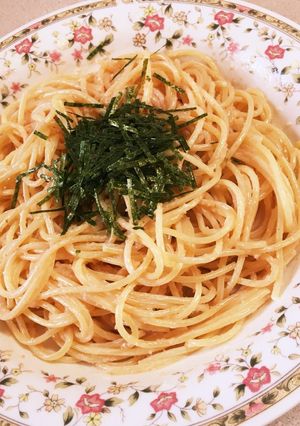 お店のたらこクリームパスタ♪-レシピのメイン写真