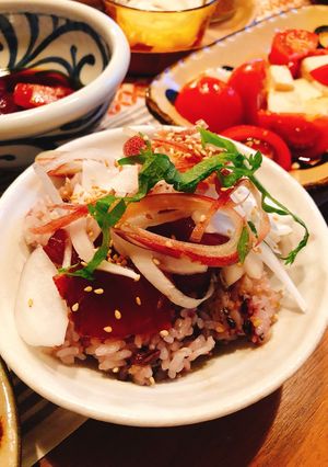 おかわりしちゃう! カツオの漬け丼-レシピのメイン写真