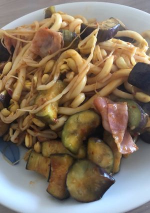 お手軽焼うどん-レシピのメイン写真