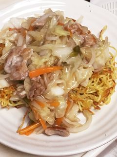 簡単★かた焼きそば風あんかけ焼そば-レシピのメイン写真
