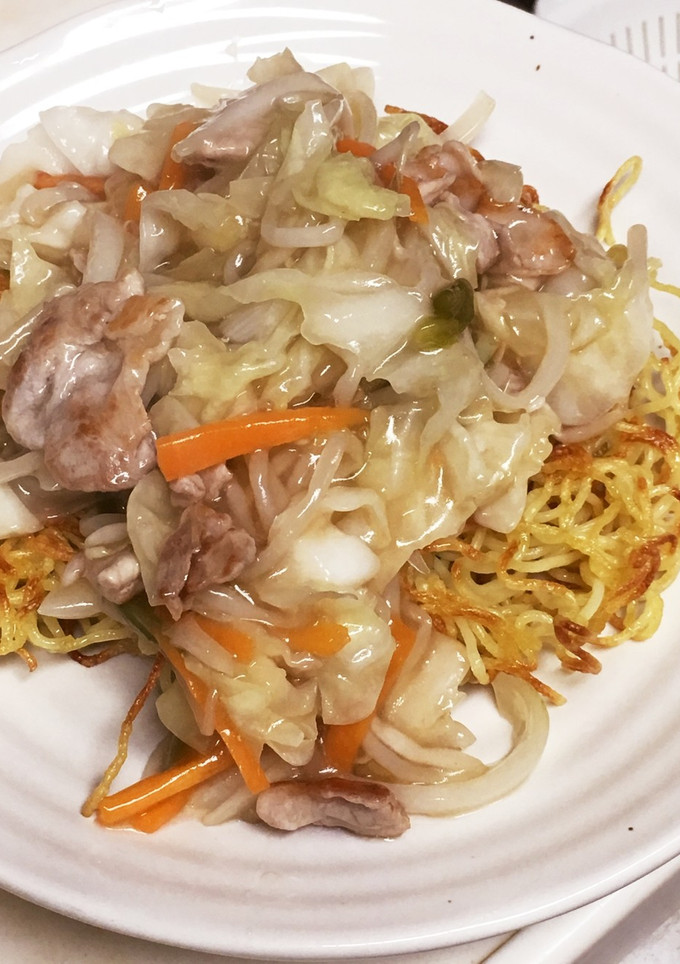 簡単★かた焼きそば風あんかけ焼そば-レシピのメイン写真