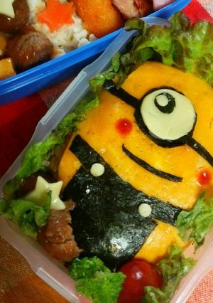キャラ弁☆ミニオンズ-レシピのメイン写真
