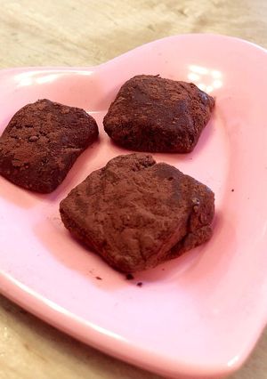 ヘルシー！チョコも生クリ不使用の生チョコ-レシピのメイン写真