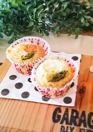 アスパラベーコンのおかずマフィン-レシピのメイン写真