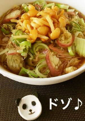 夏に!!「ナメコ入りぶっかけ素麺」-レシピのメイン写真