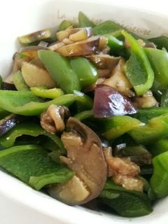 ピーマンと茄子の炒め煮-レシピのメイン写真