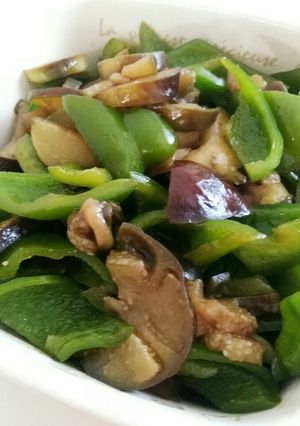 ピーマンと茄子の炒め煮-レシピのメイン写真