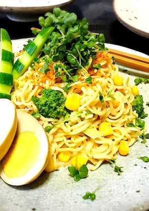クリーミーな＊味噌マヨ ラーメンサラダ＊-レシピのメイン写真
