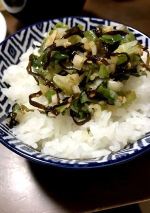 超簡単!チンして混ぜるだけ!☆ネギご飯☆-レシピのメイン写真