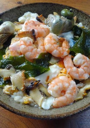 福岡県志賀島のさざえ丼-レシピのメイン写真