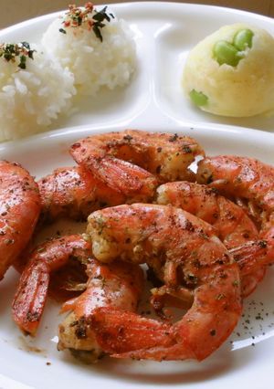 ガーリックシュリンプ☆プレートランチ♫-レシピのメイン写真