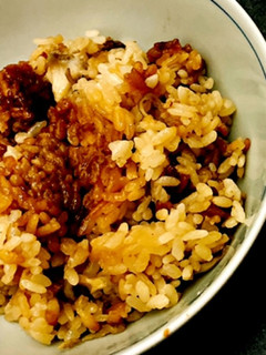 簡単☆豚肉と舞茸の炊き込みご飯-レシピのメイン写真